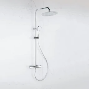 Adema Sparkle 2.0 regendoucheset - thermostaat hoofddouche - 30cm - handdouche - 3 standen - chroom SW773197