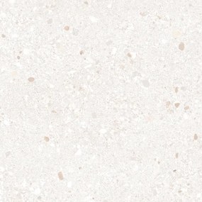 Valence Orizz vloertegel bianco mat 60x60cm wit terrazzo