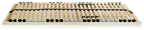 vidaXL Lattenbodems 2 st met 28 latten 7 zones 70x200 cm
