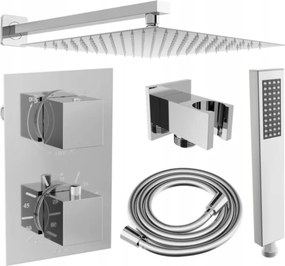 Mexen Cube DR02 inbouwdoucheset met 30 cm regendouche, chroom - 77502DR0230-00