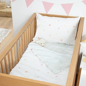 Baby hoeslaken, tetra, 17 cm kap, planetenprint, DIEGO