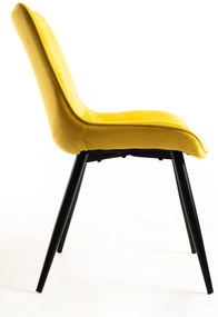 Set van 2 Lene Fluwelen Stoelen