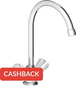 Grohe Costa-L keukenkraan met hoge uitloop chroom