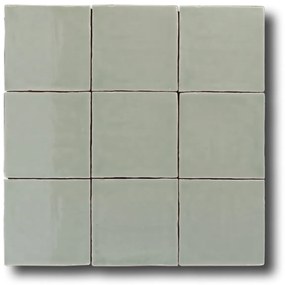Hoogglans Handvorm Wandtegel 13x13 Cm Baltimore Jade Groen RBT70
