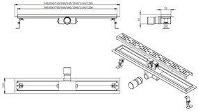 RVS rooster type 1, 80cm