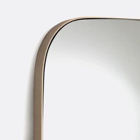 Vierkante spiegel in metaal 90x90 cm, Iodus