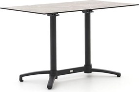 Inklapbare tafel Bellagio | Vierkant | Tuintafel Kunststof | 120x70cm | 4 personen | Kees Smit Tuinmeubelen