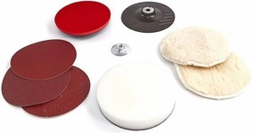Silverline 8-delige schuur en polijst set 180mm