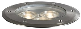 Buitenlamp Grondspot staal RVS IP67 - Tribus Design, Modern GU10 Buitenverlichting