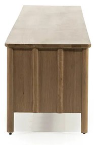 Eleonora Jake Modern Tv-meubel Eikenhout Bruin 264 Cm - 264x47x50cm.