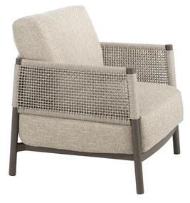4 Seasons Outdoor Savanne loungestoel terre Loungestoel   bruin weerbestendig