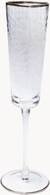 Mondgeblazen champagneglazen Hommage, 4-delig