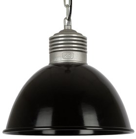 Loft Industrie Hanglamp Hoogglans Zwart