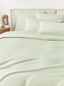 Gewassen linnen dekbedovertrek Airy