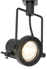 Smart railsysteem zwart 1-fase incl. 5 Wifi GU10 - Iconic Suplux