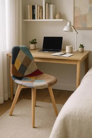 Kelen Patchwork Leatherette Stoel