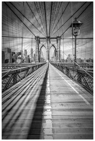 Poster Melanie Viola - NEW YORK CITY Brooklyn Bridge, (40 x 60 cm)