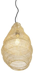 Oosterse hanglamp goud - Nidum Rombo