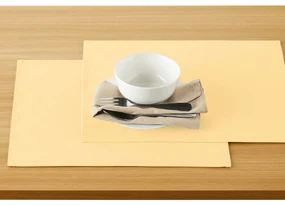 Set van 2 placemats in soepel gecoat katoen, Scénario
