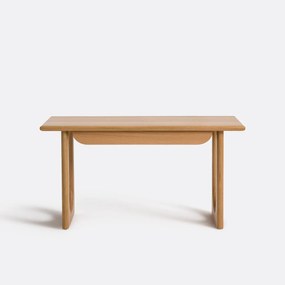 Eikenhouten bureau met eikenfineer, 1 lade, Douve