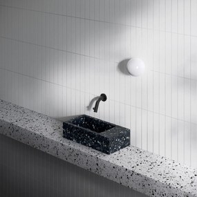 Clou Flush 3 fontein gerecycled polyethyleen 36cm zonder kraangat rechts heelal