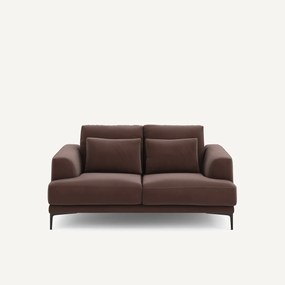 2-zits bank in linnen fluweel, Marsile