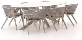 Bellagio Valsecca/Furato ellips 240cm dining tuinset 7-delig