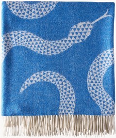 Handgemaakte merino wollen plaid Eden