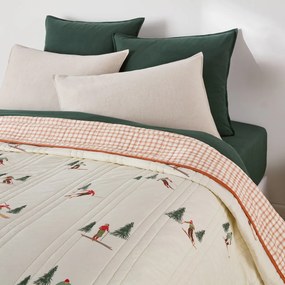 Gewatteerd bedsprei, van katoen, ALPES
