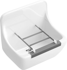 Villeroy & Boch O.Novo uitstortgootsteen keramiek met stootrand alpine wit