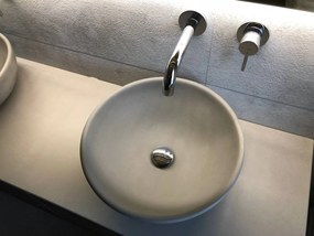 Ben Santi ronde waskom Ø43x13cm beton