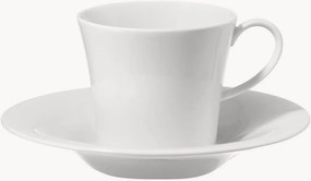 Handgemaakt porseleinen koffiekopje Berlin met schoteltje