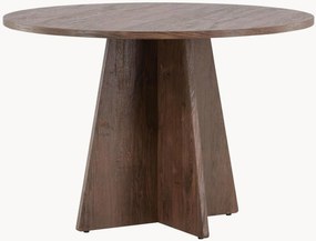 Ronde eettafel Bootcut met houtlook, Ø 110 cm