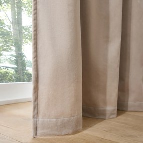 Verduisteringsgordijn, van fluweel, met verborgen bevestigingslussen, Velvet