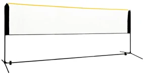 vidaXL Badmintonnet verstelbaar 400x103x94-158 cm metaal