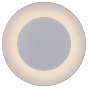 Plafondlamp met dimmer wit incl. LED met afstandsbediening - Meidan Modern rond Binnenverlichting Lamp