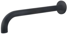 Mueller mat zwarte inbouw uitloop 30cm