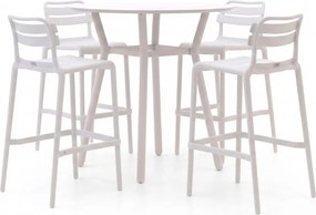 + 10% kassakorting | Barset Forza | 4 personen | Tuinset aluminium | 5-delig | Kees Smit Tuinmeubelen