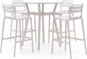 Barset Forza | 4 personen | Tuinset aluminium | 5-delig | Kees Smit Tuinmeubelen