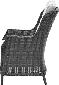 Garden Impressions Marbella tuinset 6-delig earl grey - Tulli tuintafel Ø148 cm