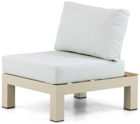 Loungeset 6 personen Aluminium/Teak Taupe Lifestyle Garden Furniture Vittoria