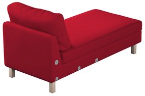 Dekoria Model Karlstad chaise longue bijzetbank, rood