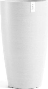 Ecopots bloempot Stockholm High 60- Rond - Pure White - Diameter 35 x H60 cm
