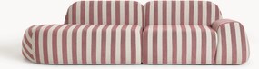 Modulaire teddy chaise longue Wolke (3-zits)