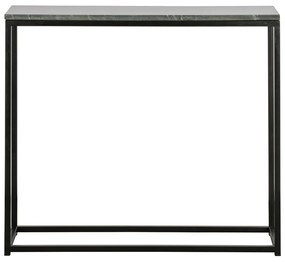 BePureHome Mellow Marmeren Sidetable Zwart - 90 X 30cm.