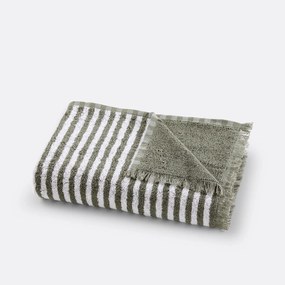 Handdoek in badstof 500 g, gestreept, Arzon