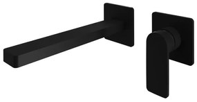 Hotbath Gal Afbouwdeel - voor inbouwwastafelmengkraan - met inbouwdeel - zwart mat GL005EXTBL