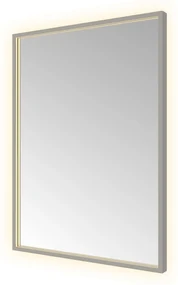 Hotbath &More Square rechthoekige spiegel 60x80cm geborsteld gunmetal PVD