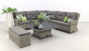 Sandigo lounge dining set met bijzetbank