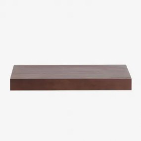 Venetian Zwevend Badkamermeubelset Van Teakhout Donker Teakhout & Zonder Wastafel & ↔︎ 60 Cm - Sklum
